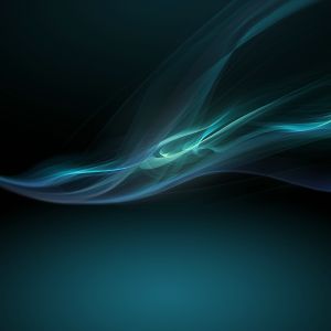 Diseño Abstracto de Olas Azules