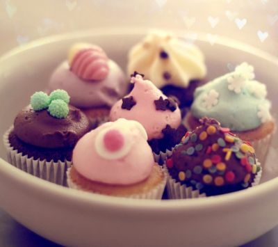 Cupcakes Coloridos