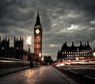 Big Ben al Anochecer