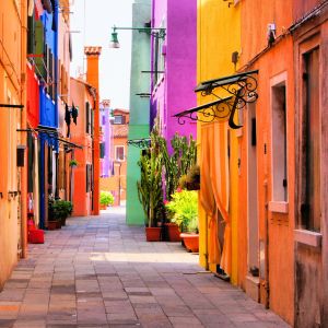 Calle Colorida de Burano