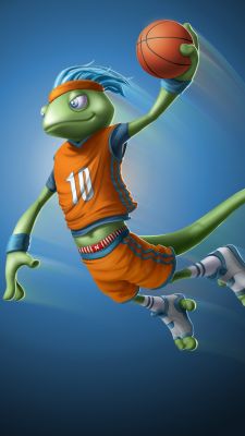 Personaje Lagarto de Baloncesto