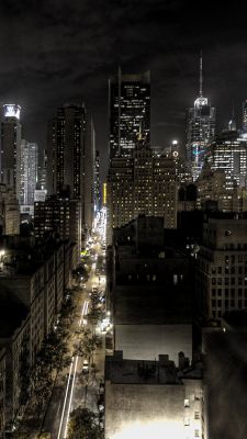Panorama Nocturno de la Ciudad
