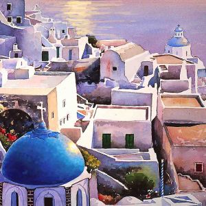 Atardecer en Santorini