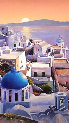 Atardecer en Santorini
