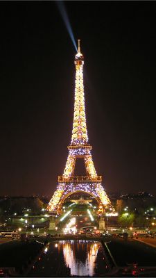 Luces Nocturnas de la Torre Eiffel