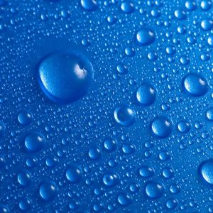 Gotas de agua azules