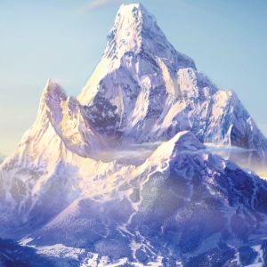 Majestuosa Montaña Cubierta de Nieve