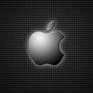 Logo de Apple en Fondo Oscuro