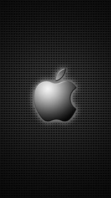 Logo de Apple en Fondo Oscuro