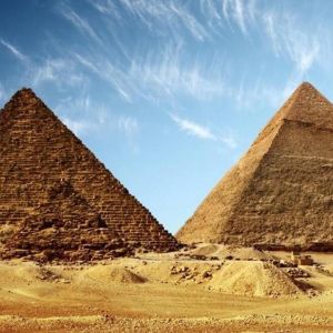 Paisaje de las Pirámides de Giza