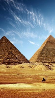 Paisaje de las Pirámides de Giza