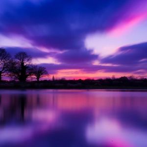 Impresionante Reflejo del Atardecer