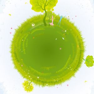 Ilustración Planeta Verde