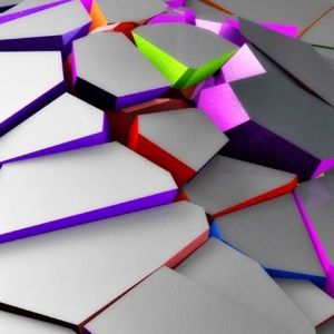 Diseño Abstracto Geométrico Colorido