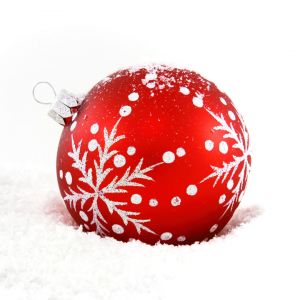 Adorno Navideño Rojo
