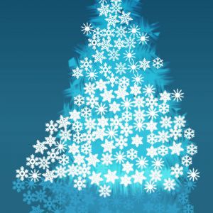 Árbol de Navidad de Copos de Nieve