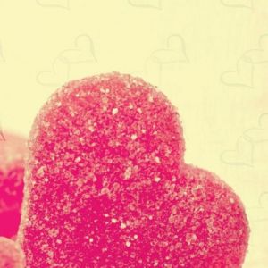 Caramelo en Forma de Corazón