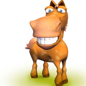 Caballo de Caricatura Divertido