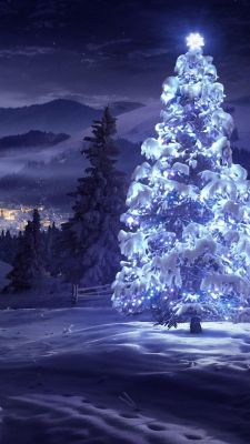 Árbol de Navidad Nevado