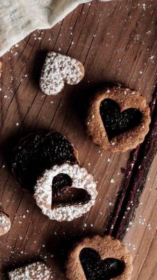 Galletas en forma de corazón