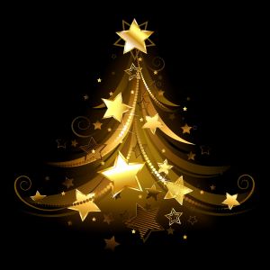 Árbol de Navidad Dorado