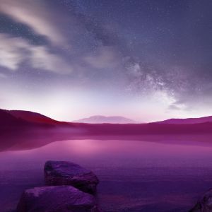 Impresionante Reflejo del Cielo Nocturno
