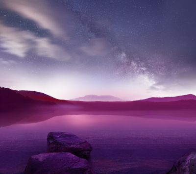 Impresionante Reflejo del Cielo Nocturno