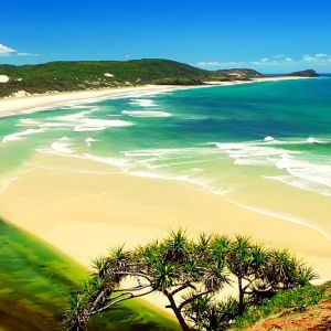 Impresionante Vista de Playa Tropical