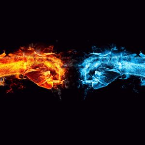 Choque de Fuego y Hielo