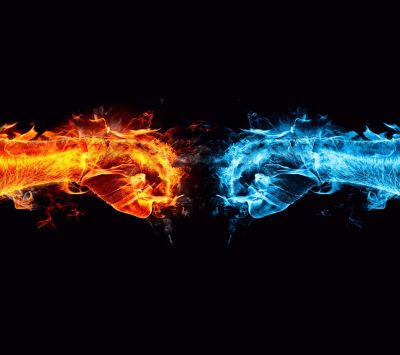 Choque de Fuego y Hielo