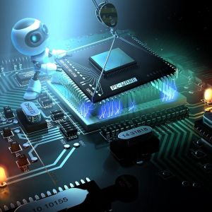 Robot en Placa de Circuito