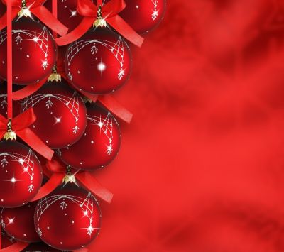 Adornos Navideños Rojos