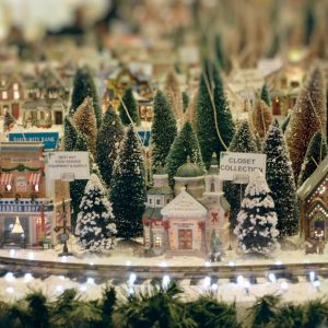 Decoración de Pueblo Navideño