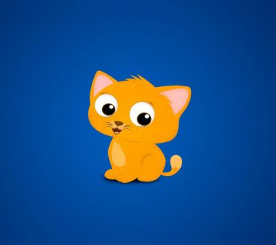 Gato de Dibujos Animados Adorable