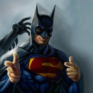 Arte de Batman y Superman