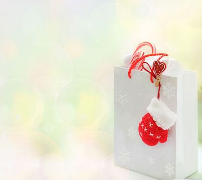 Bolsa de Regalo de Navidad con Manoplas