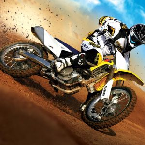 Acción de Motocross