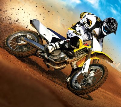 Acción de Motocross