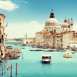 Vista del Gran Canal de Venecia