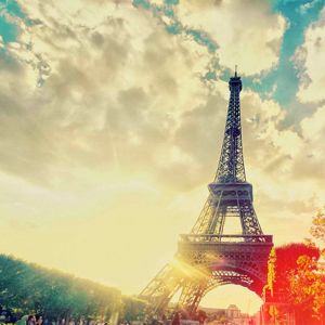 Atardecer en la Torre Eiffel