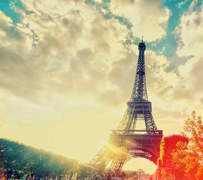Atardecer en la Torre Eiffel