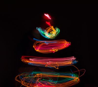 Rastros de Luz Coloridos