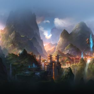 Paisaje Montañoso Fantástico