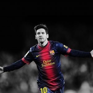 Celebración de Lionel Messi
