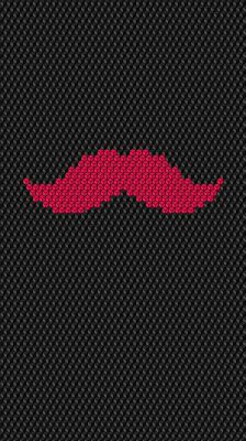 Diseño de Bigote Pixelado