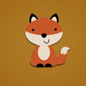 Zorro de Dibujos Animados Lindos