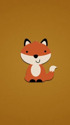 Zorro de Dibujos Animados Lindos