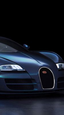 Bugatti Veyron Azul de Carbono
