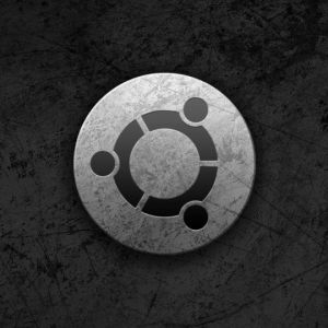 Logo de Ubuntu en Fondo Grunge