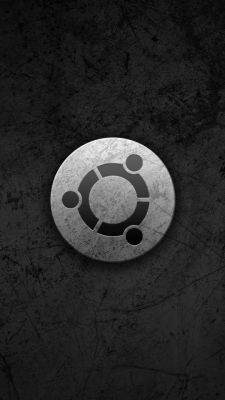 Logo de Ubuntu en Fondo Grunge